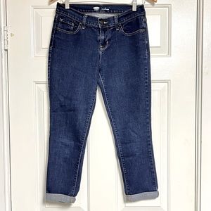 Old navy capris size 2 crop ankle jeans denim